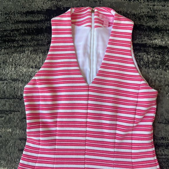 LILY PULITZER Striped V-Neck Sleeveless Mini Dress - Picture 4 of 11